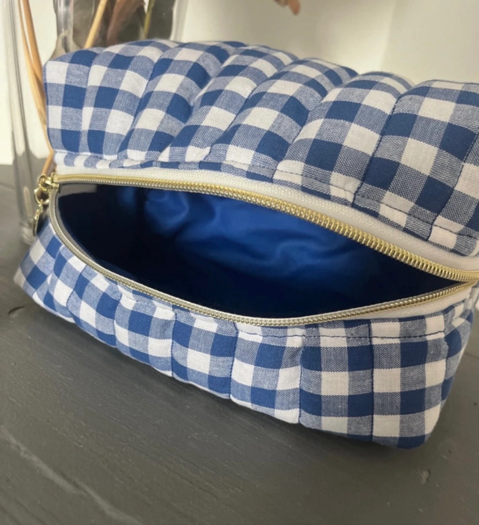 Trousse de toilette vichy – photo 3